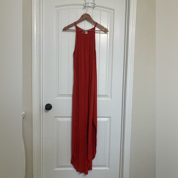Orange Maxi Dress - Picture 2 of 4